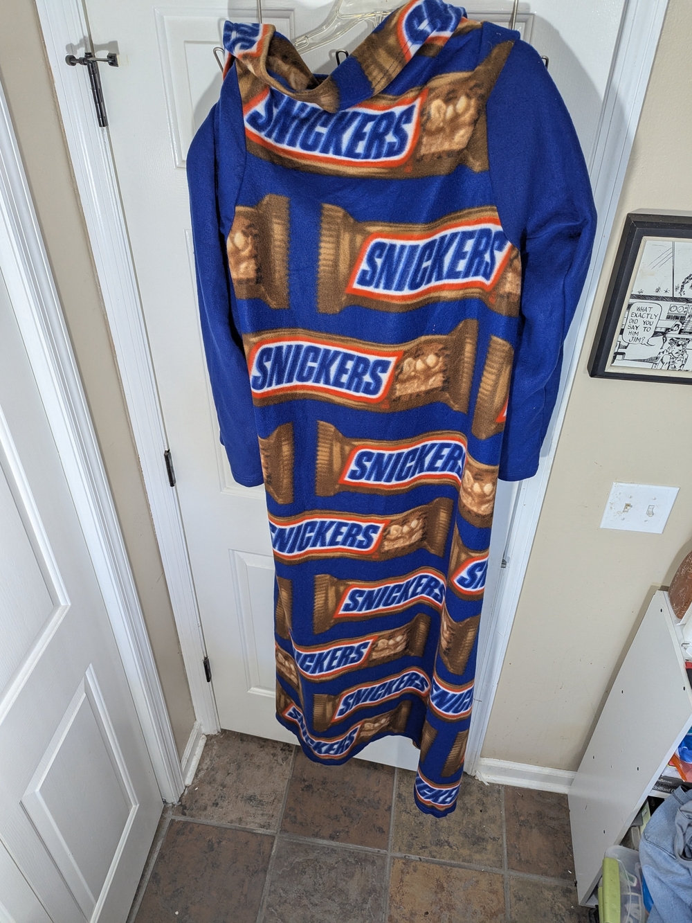 Blue Snickers Snuggie Robe - Picture 3 of 8